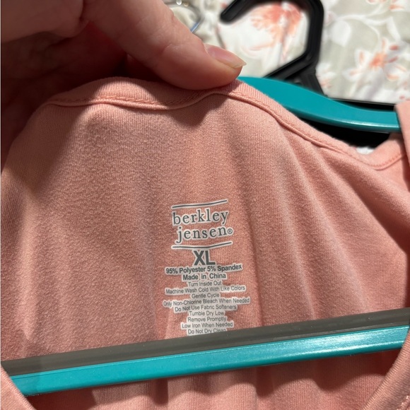 Floral Print Pajama Set in Pink and Cream - Picture 7 of 7